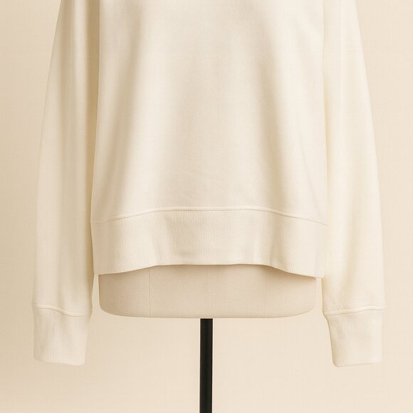 New York City Skyline Graphic Sweatshirt – Cream/White – Women’s - Picture 4 of 6